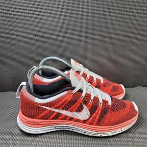 Womens Sz 7.5 Orange Nike Flyknit One + Running Sh